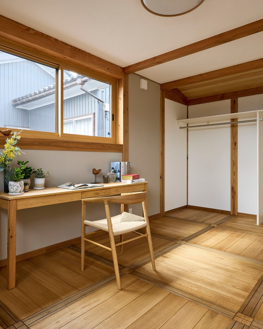 【一宮市　工務店】「木」×「グレー」はシックだけど、どこか温かみのある落ち着い
