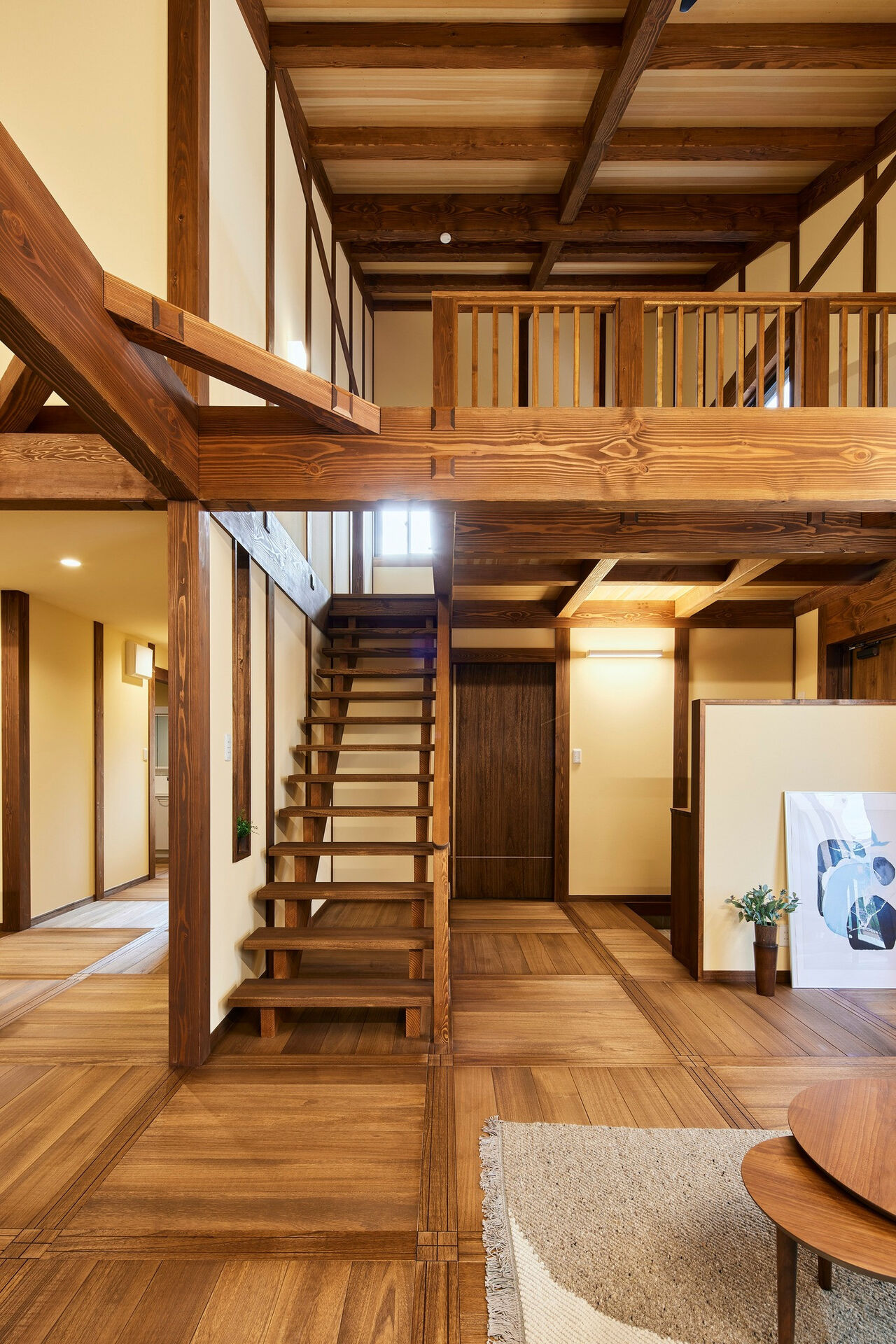 桐の床　まるで森の中にいるような住まい